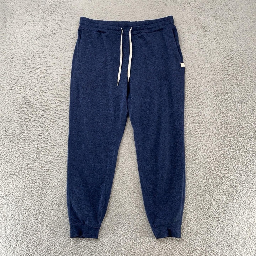 Vuori Performance Joggers Womens Medium Blue Jersey Sweatpants Lounge Gym